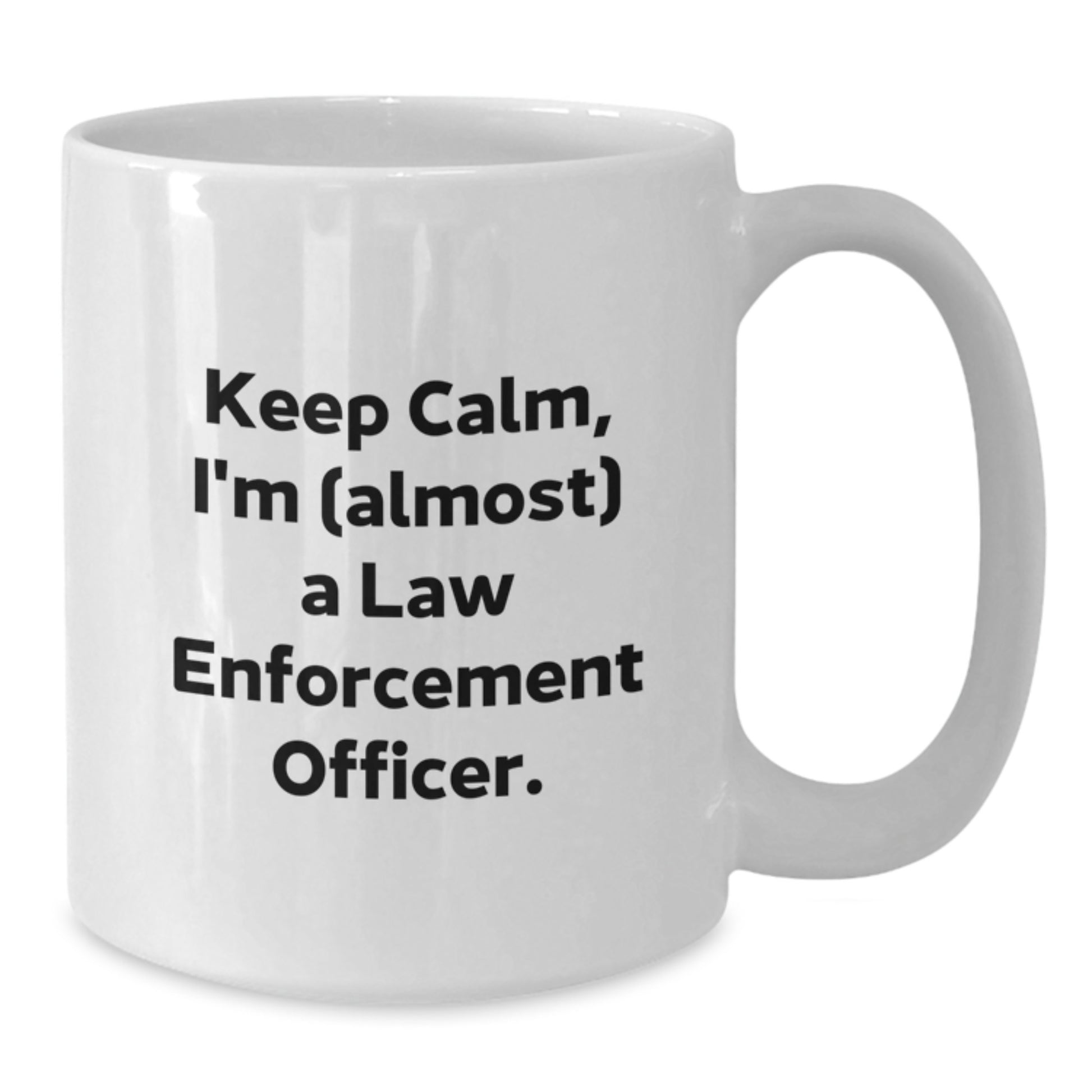 Funny Law Enforcement Officer Gifts, White Coffee Mug, Unique Christmas Memorable Presents for Men, Women, Family Friends Coworkers - Additional