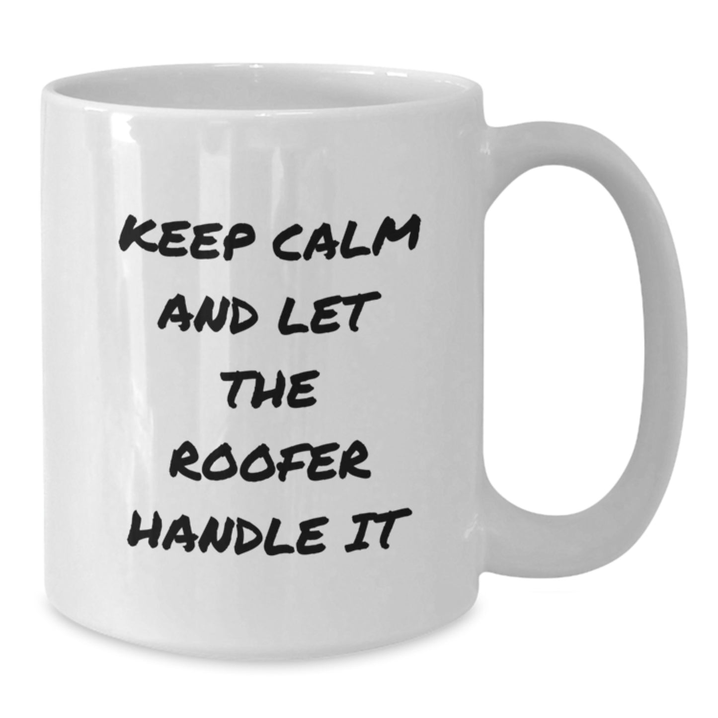 Funny Roofer White Coffee Mugs Gifts from Men for Roofer Friends on Christmas Unique Mugs - Additional