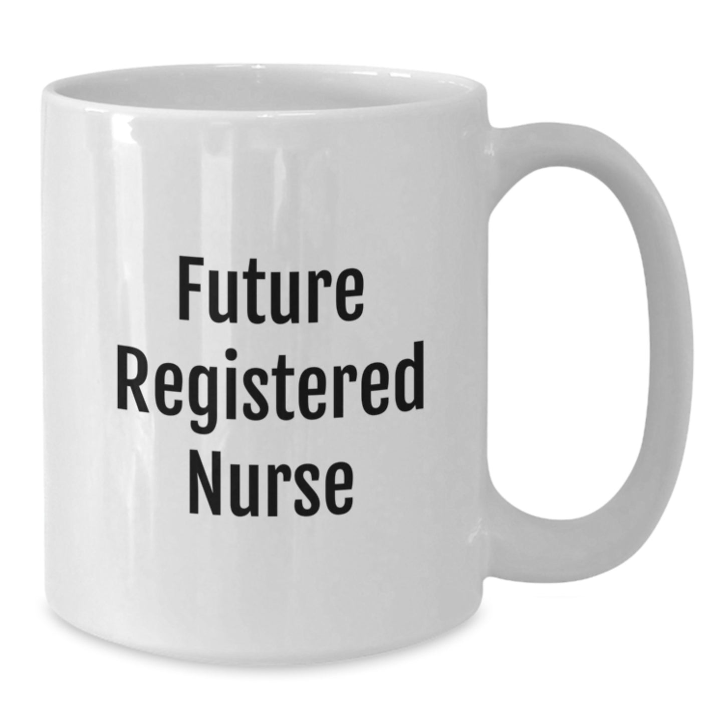 Funny Future Registered Nurse Gifts from Friends for Christmas Unique White Coffee Mugs - 'Future Nurse, Future Hero' Quote, White Ceramic, Microwave and Dishwasher Safe - Additional