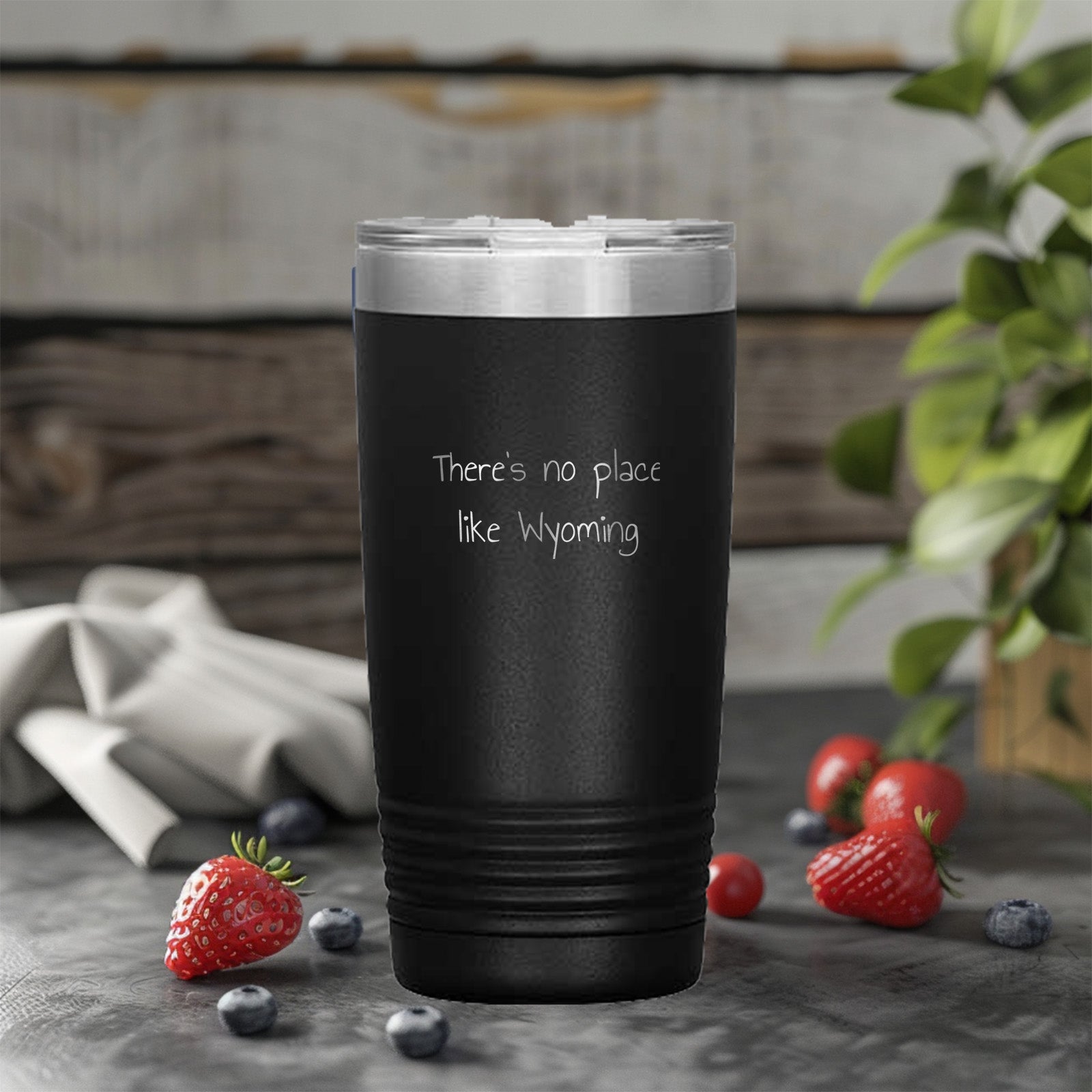 Wyoming Lovers Tumbler 'There's No Place Like Wyoming'  Unique Gifts - Mallard Moon Gift Shop