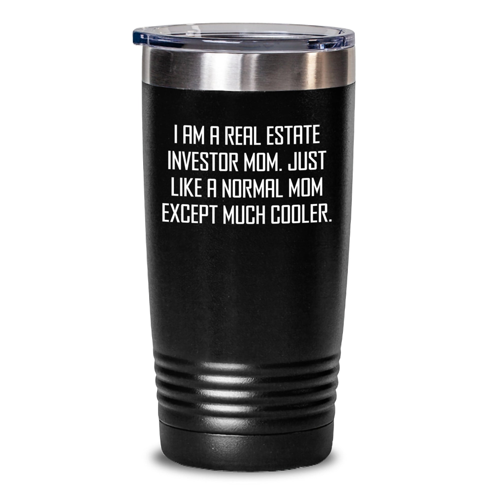 Real Estate Investor Gifts, Humorous Quote Tumbler for Her, Gifts from Mom to Real Estate Investor Women, Perfect Graduation Unique Gifts - Main