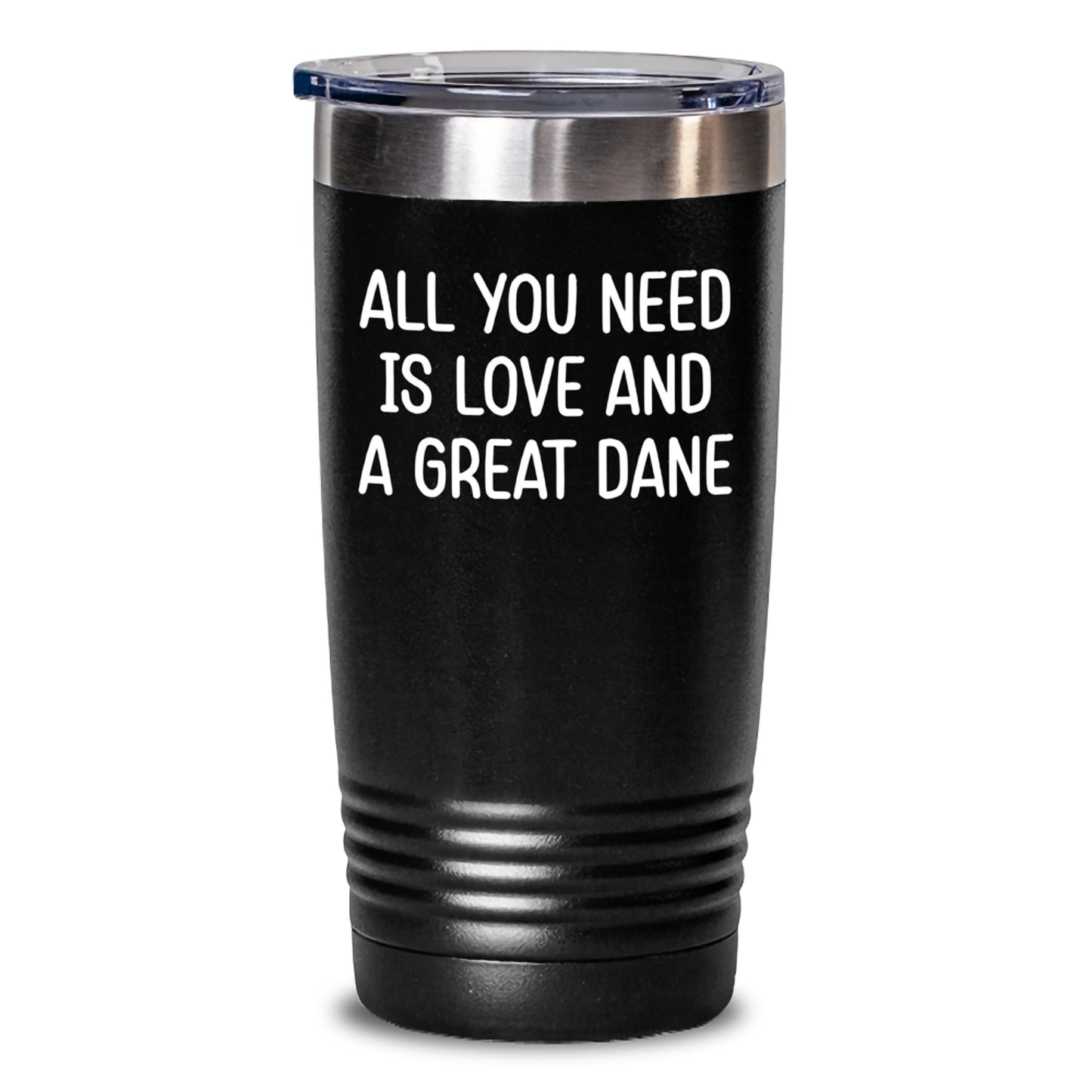 Gifts from Friends and Family for Great Dane Dog Lovers - Inspirational Quote Tumbler for Birthday - Main