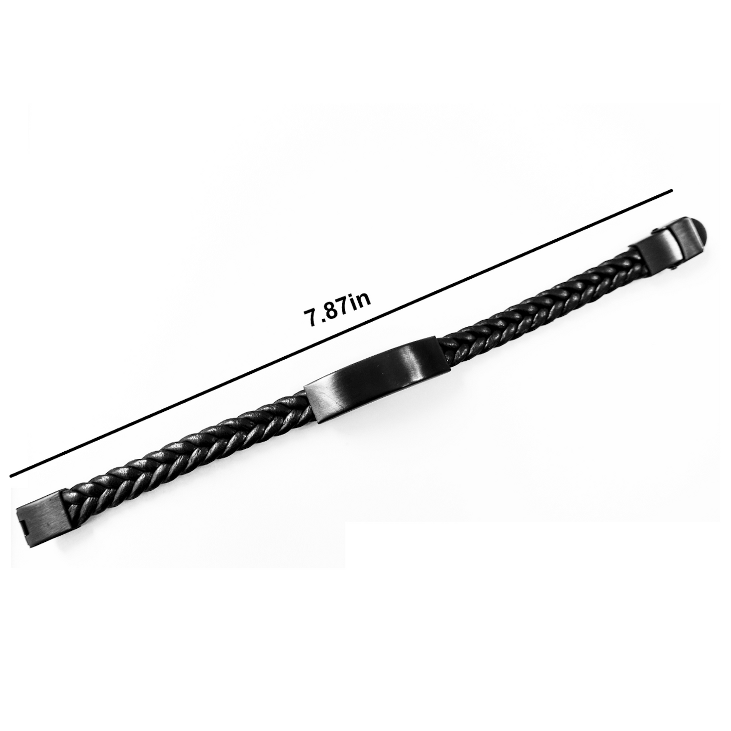 Sonographer Gifts from Friends - Funny Interlaced Leather Bracelet for Men on Father's Day, Gifts for Sonographer - Image 2