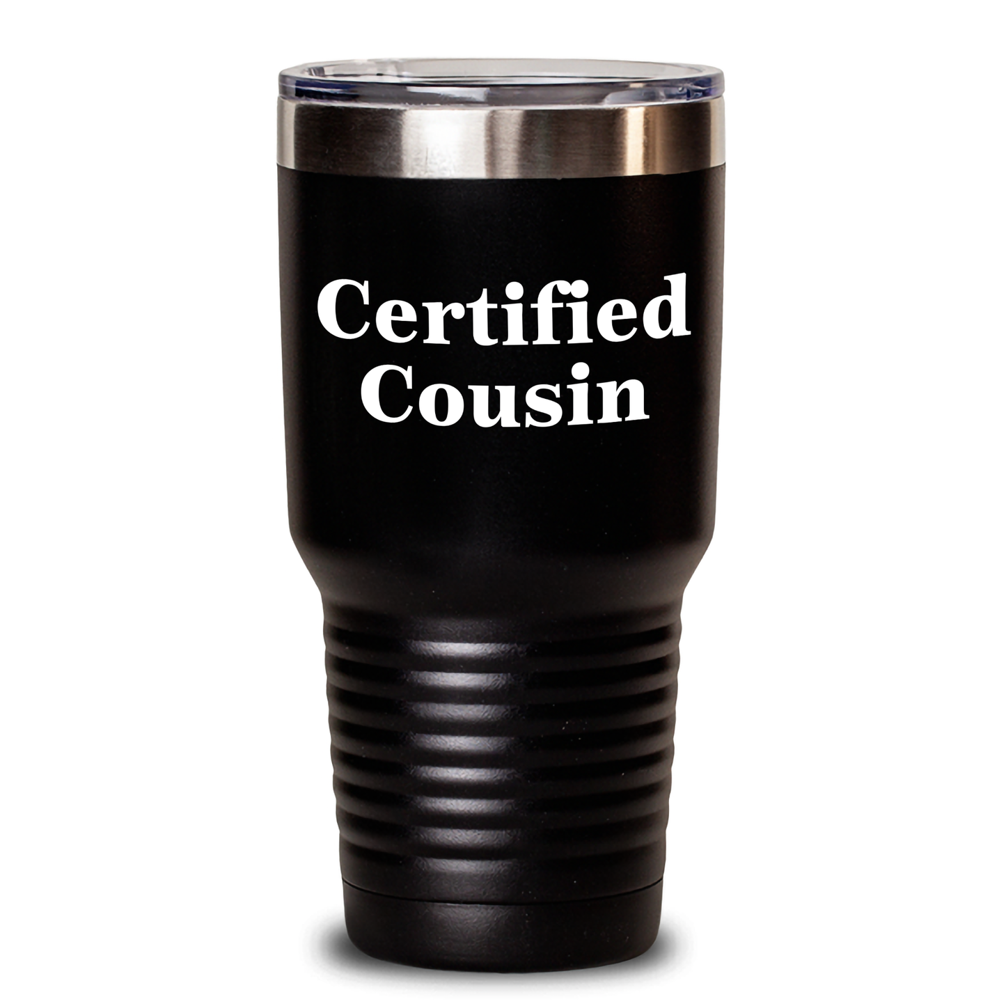 Funny Quote Cousin Gifts from Men to Cousin, Tumbler for Cousin on Mother's Day, 20oz or 30oz Stainless Steel Tumbler, Keeps Drinks Hot or Cold - Main