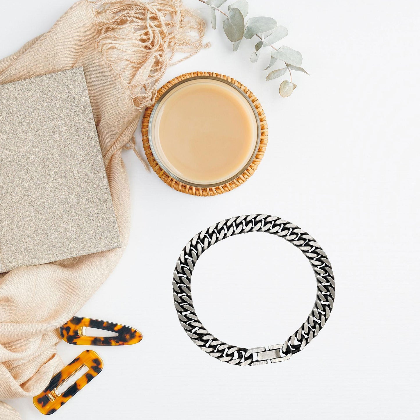 Sister Cuban Link Chain Bracelet Motivational Message Card Birthday Christmas Mothers Day Gifts- Life is learning to dance in the rain, finding good in each day. I'm always with you - Mallard Moon Gift Shop