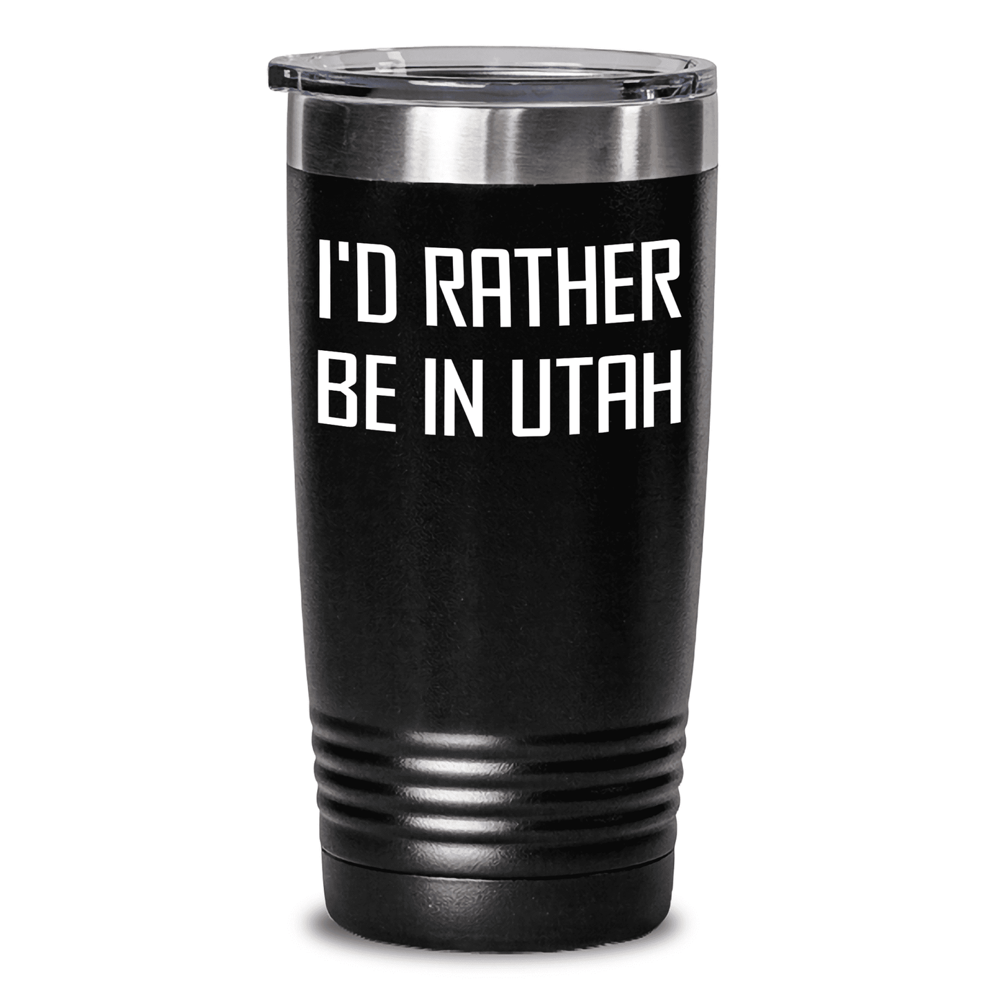 Utah Lovers I'd Rather Be In Utah Funny Tumbler 20oz 30oz Gifts from Friends Family Mother's Day - Mallard Moon Gift Shop