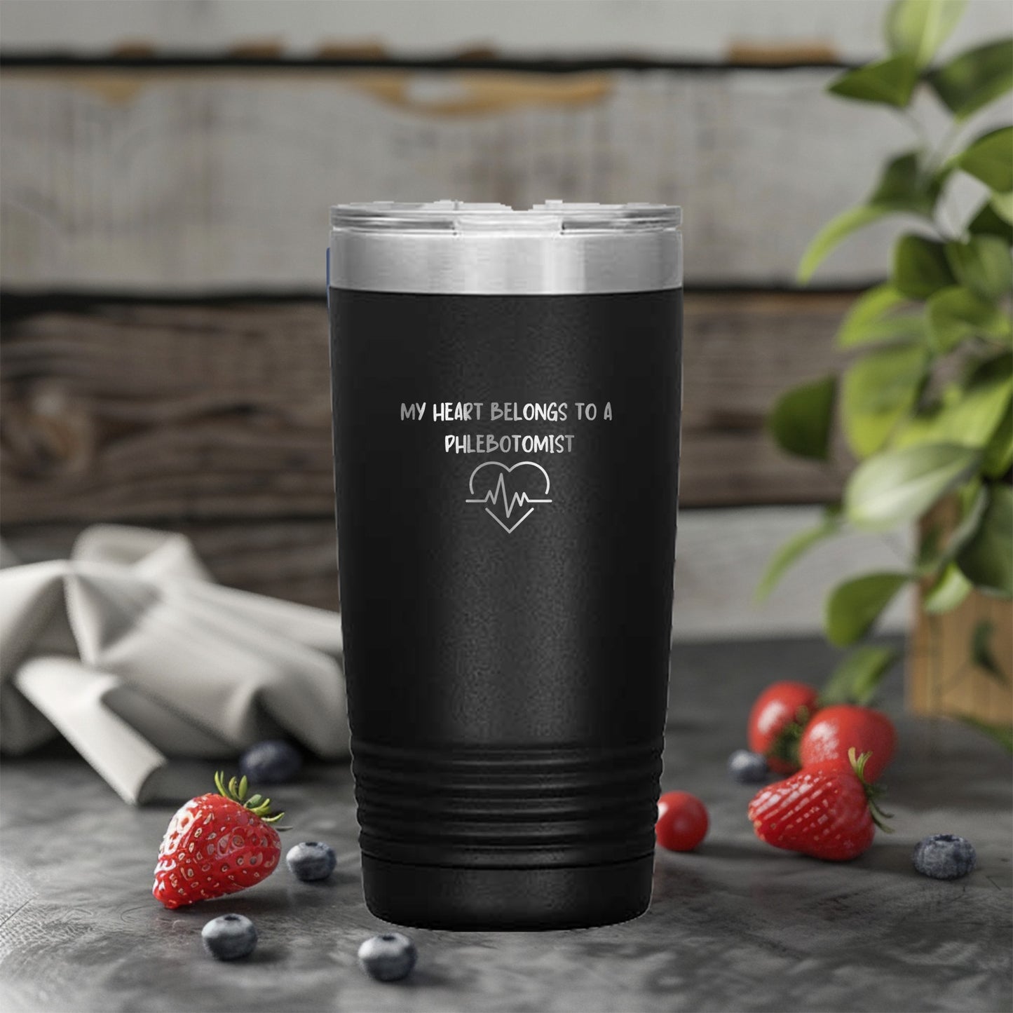 My Heart Belongs to a Phlebotomist – Stainless Steel Polar Tumbler 20oz - Mallard Moon Gift Shop