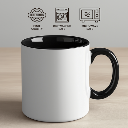 Funny Preacher Gifts, Caution: I'm A Retired Preacher. I Have Stories And All Days To Talk. Stay At Your Own Risk! Mother's Day Two Tone Coffee Mug Gifts from Friends for Preacher - Additional