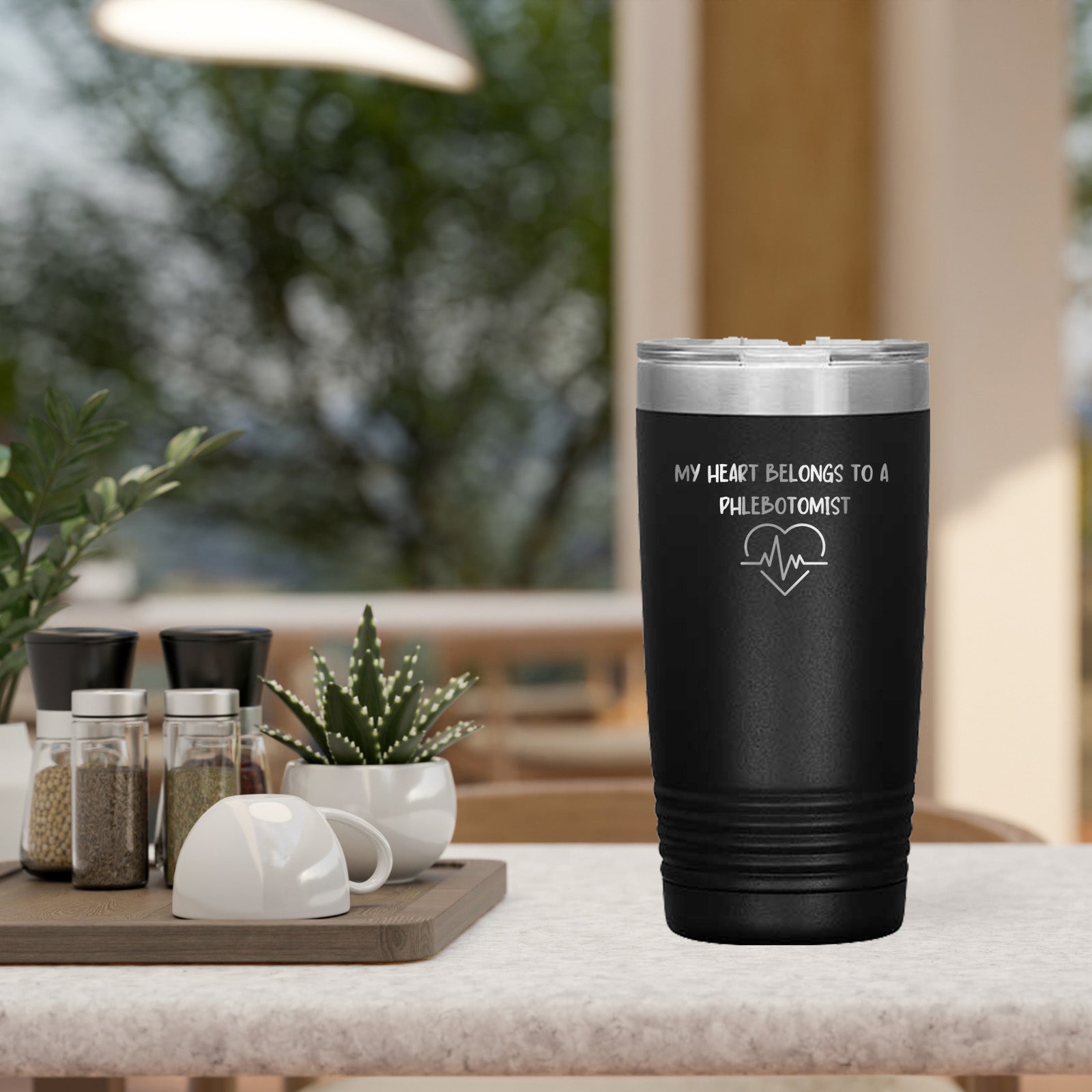 My Heart Belongs to a Phlebotomist – Stainless Steel Polar Tumbler 20oz - Mallard Moon Gift Shop