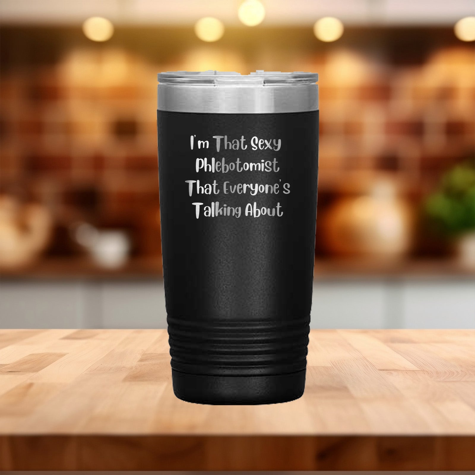 I’m That Sexy Phlebotomist Everyone’s Talking About – Stainless Steel Polar Tumbler 20 oz - Mallard Moon Gift Shop