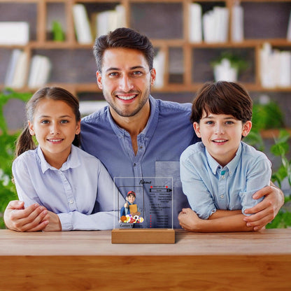 First Day of School Personalized Photo Acrylic Keepsake Plaque - Mallard Moon Gift Shop