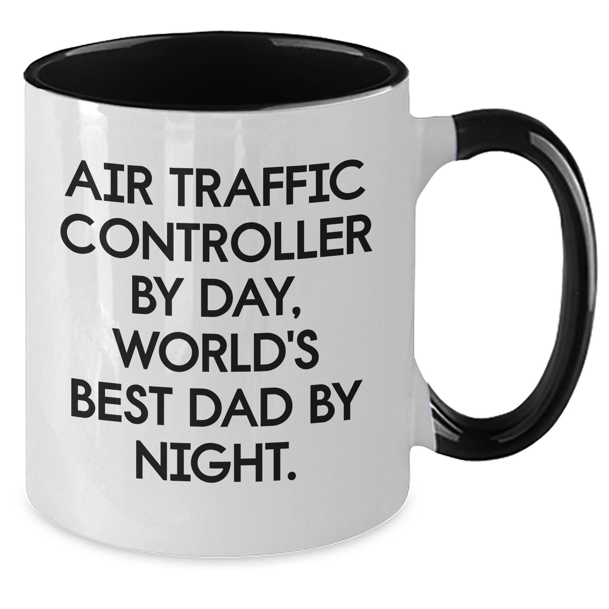 Funny Air Traffic Controller Gifts from Mom to Air Traffic Controller By Day, World's Best Dad By Night. Graduation Unique Gifts for Men - Additional