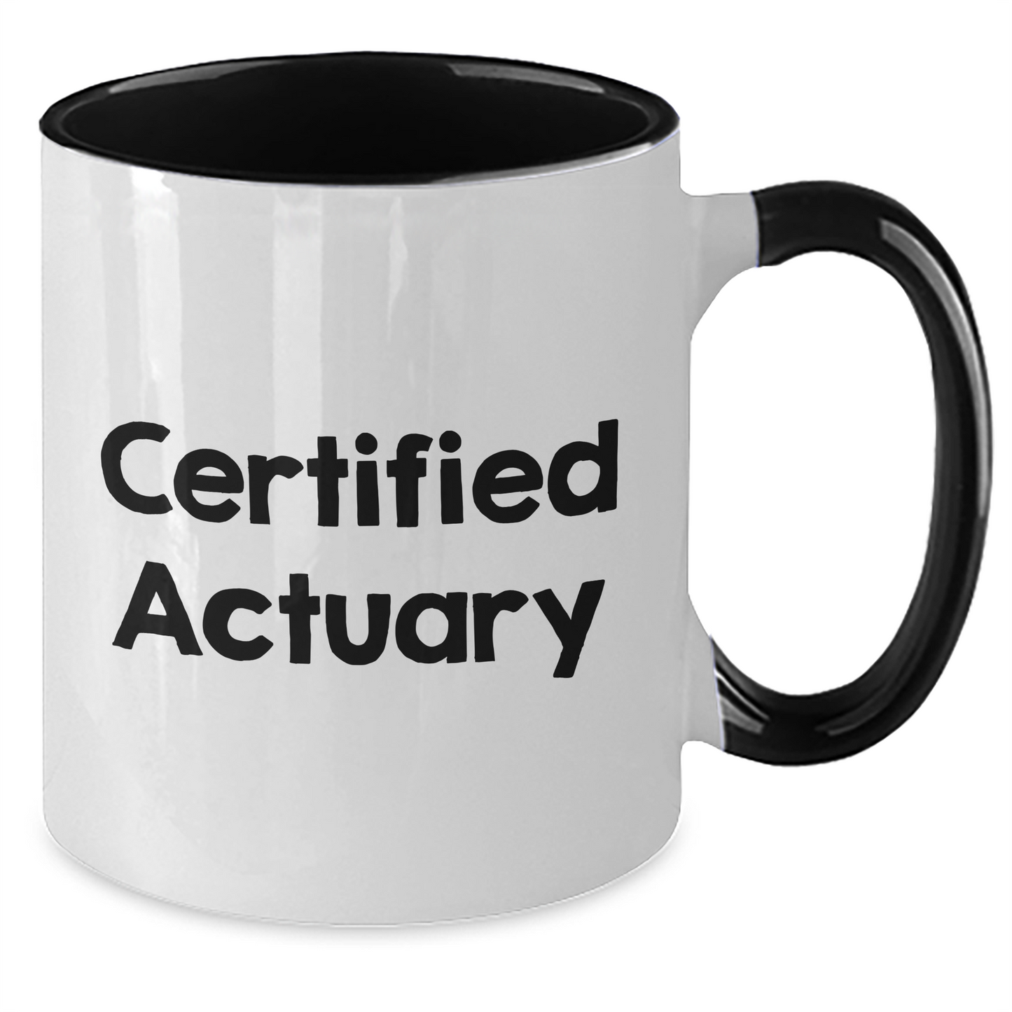 Funny Actuary Quote Two Tone Coffee Mugs for Dad's Gift, Gifts from Men to Actuary Friends, Unique Father's Day Unique Gifts - Additional