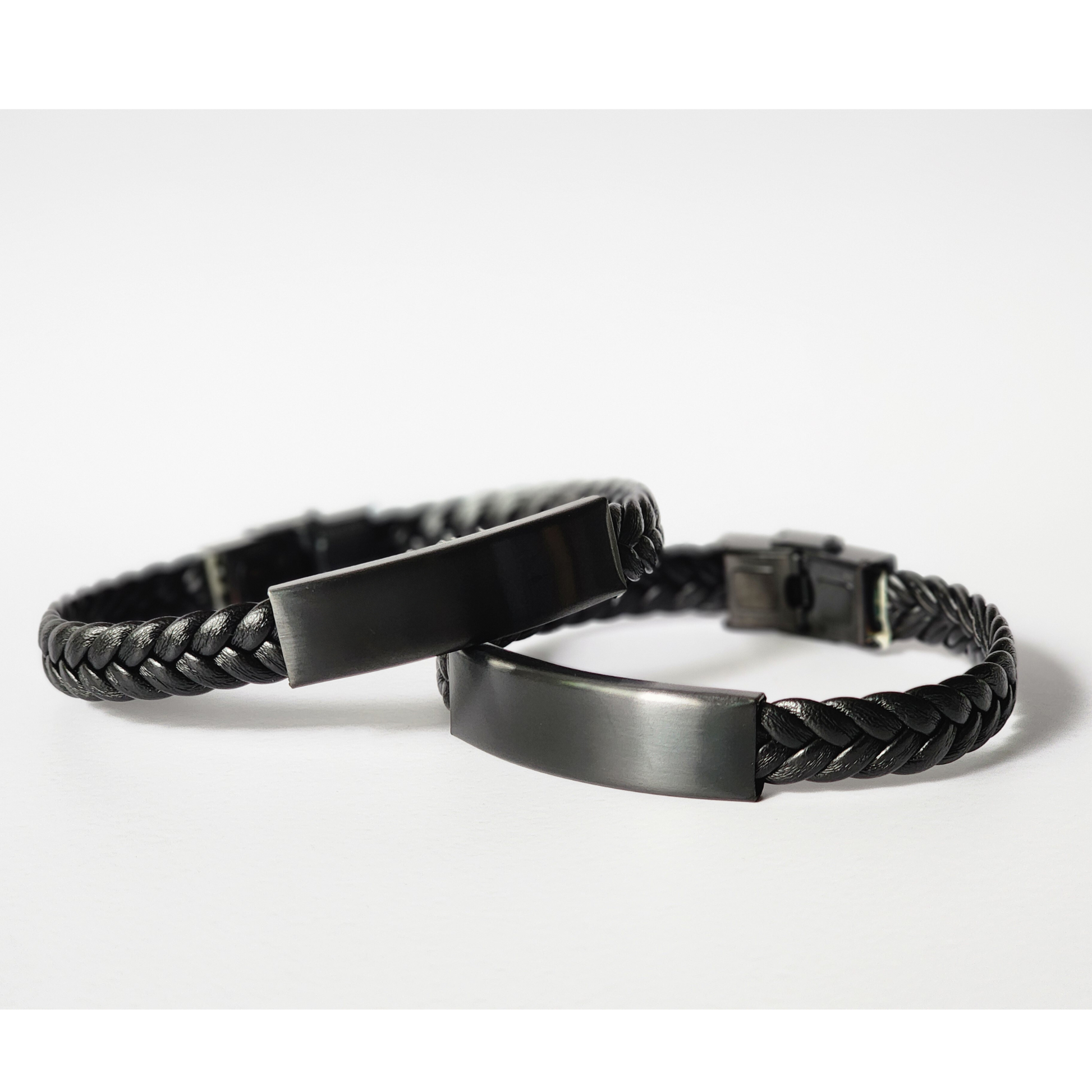 Braided Bullmastiff Dog Bracelet – “All I Care About Is My Bullmastiff Dog & Maybe Three People” – Interwoven Adjustable Cord Design – view 3