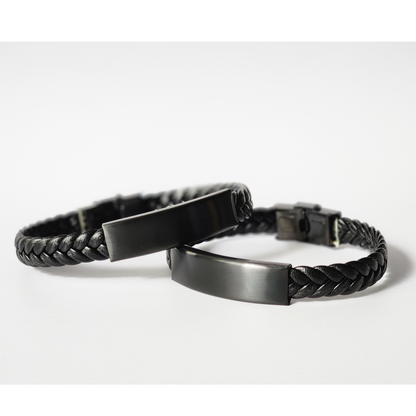 Braided Bullmastiff Dog Bracelet – “All I Care About Is My Bullmastiff Dog & Maybe Three People” – Interwoven Adjustable Cord Design – view 3