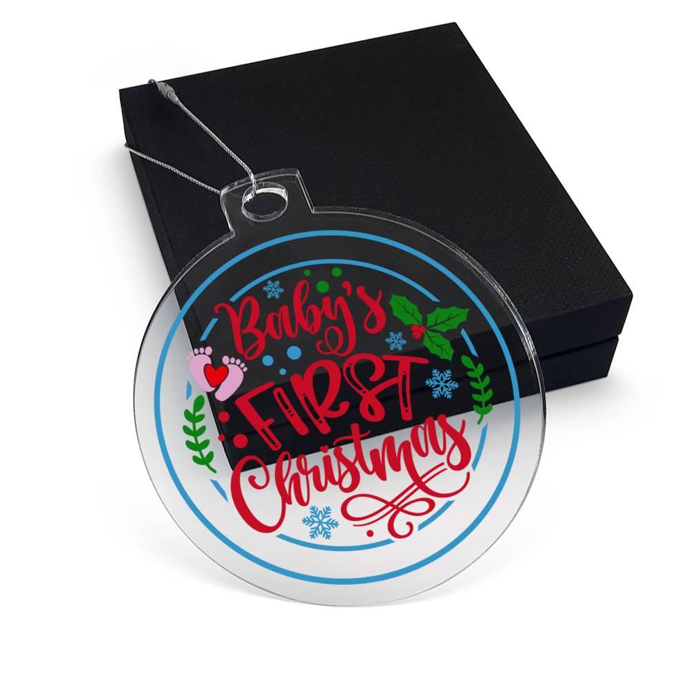 Baby's First Christmas Acrylic Keepsake Ornament