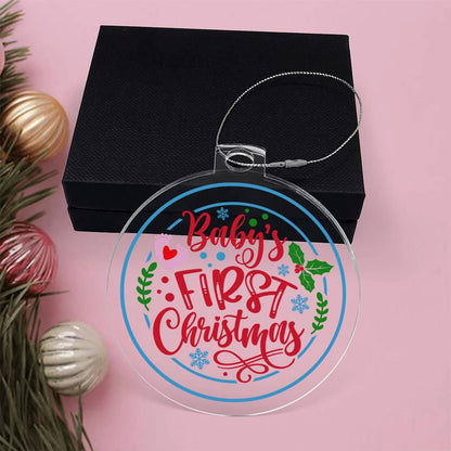 Baby's First Christmas Acrylic Keepsake Ornament