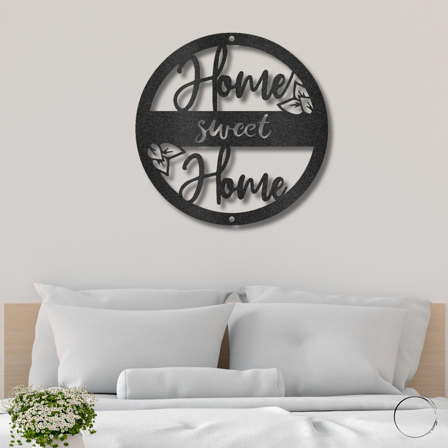 Home Sweet Home Metal Art Wall Sign - Mallard Moon Gift Shop