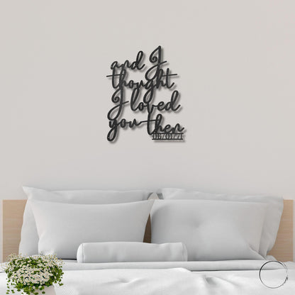 Ever Growing Love Custom Indoor Outdoor Steel Wall Sign - Mallard Moon Gift Shop