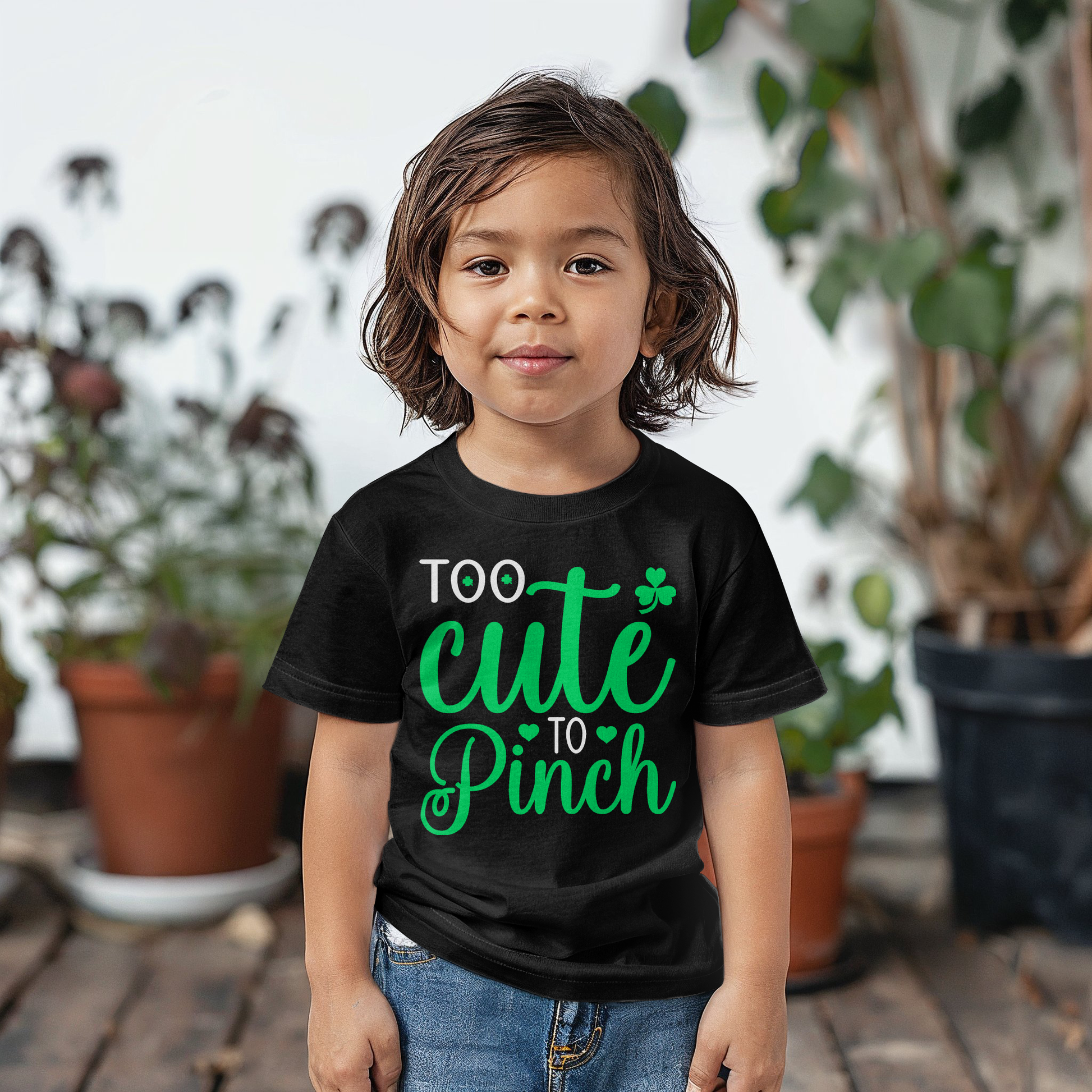 Too Cute to Pinch Toddler T-Shirt – St. Patrick's Day Outfit for Boys & Girls – Funny Irish Holiday Shirt – Soft Cotton Tee - Mallard Moon Gift Shop