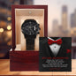 Best Man Wedding Proposal - Do You Want the Job - Black Chronograph Watch - Mallard Moon Gift Shop