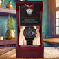 Best Man Wedding Proposal - Do You Want the Job - Black Chronograph Watch - Mallard Moon Gift Shop