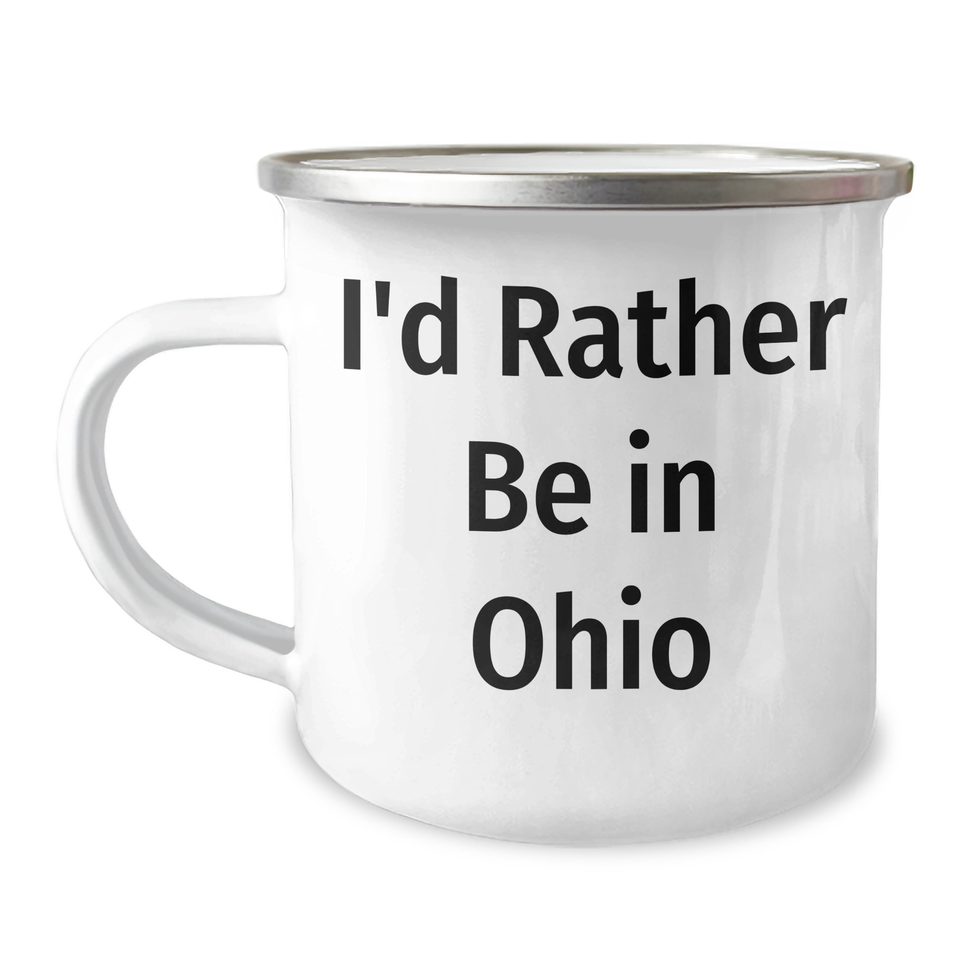 Funny Ohio Gifts - I'd Rather Be In Ohio Camping Mug for Father's Day, Ohio Lovers, Men, or Friends - Gifts from Ohio, Perfect for Hiking, Camping, or Outdoor Adventures - Image 1