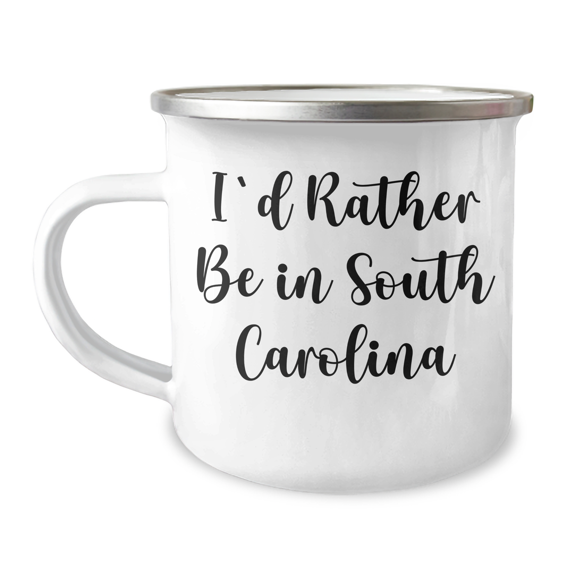 Funny South Carolina Gifts for Men, 'I'd Rather Be In South Carolina' Camping Mug, Gifts from Men for Dad's Special Day - Image 1