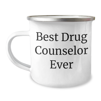Funny Drug Counselor Gifts from Men for Drug Counselor - Best Ever Massage Mug, Father's Day Unique Gifts, Camping Mug for Men, Funny Quote - Image 1