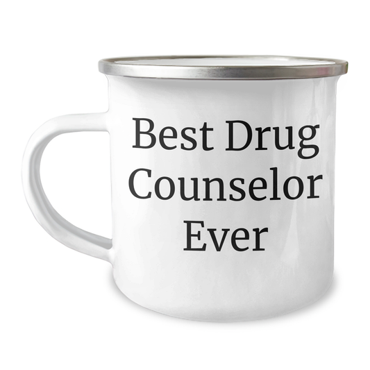 Funny Drug Counselor Gifts from Men for Drug Counselor - Best Ever Massage Mug, Father's Day Unique Gifts, Camping Mug for Men, Funny Quote - Image 1