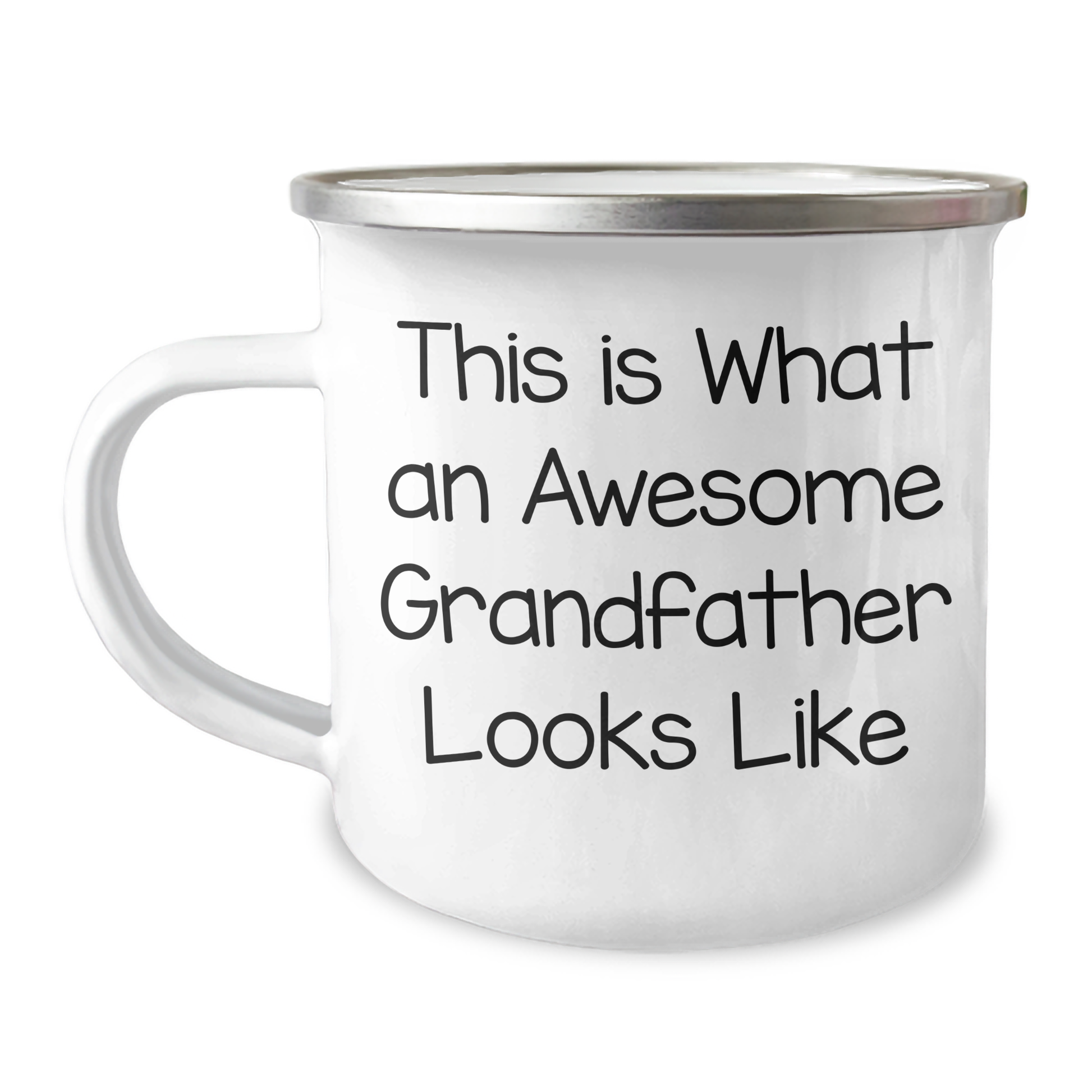 Grandfather Camping Mug - Funny Quote 'This Is What An Awesome Grandfather Looks Like' - Gifts from Friends to Grandfather for Father's Day - Image 1