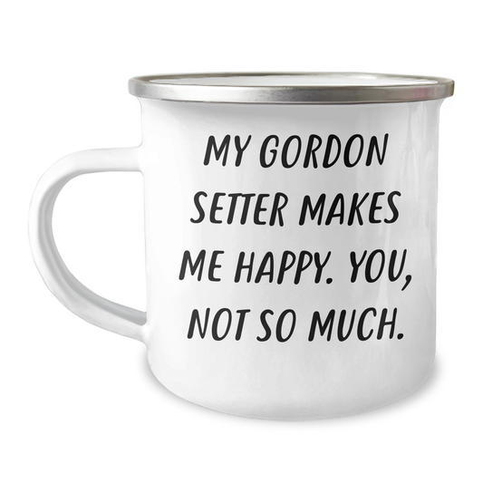 Gordon Setter Dog Lovers Gifts from Dad Funny Camping Mugs for Men Gordon Setter Dog Enthusiasts, Make Your Dad's Day Happy - Image 1