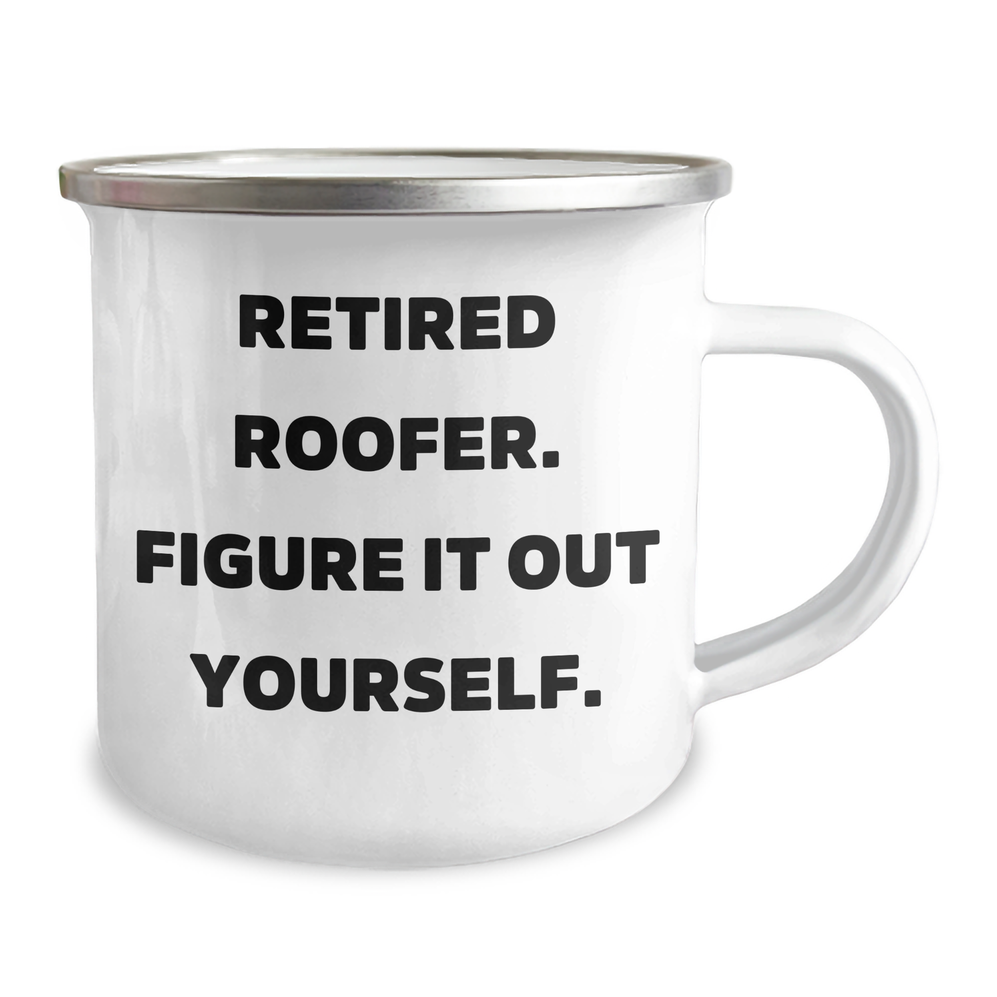 Roofer Humor Gifts from Men to Mother's Day Unique Gifts for Retired Roofers, Funny Camping Mug - Image 2
