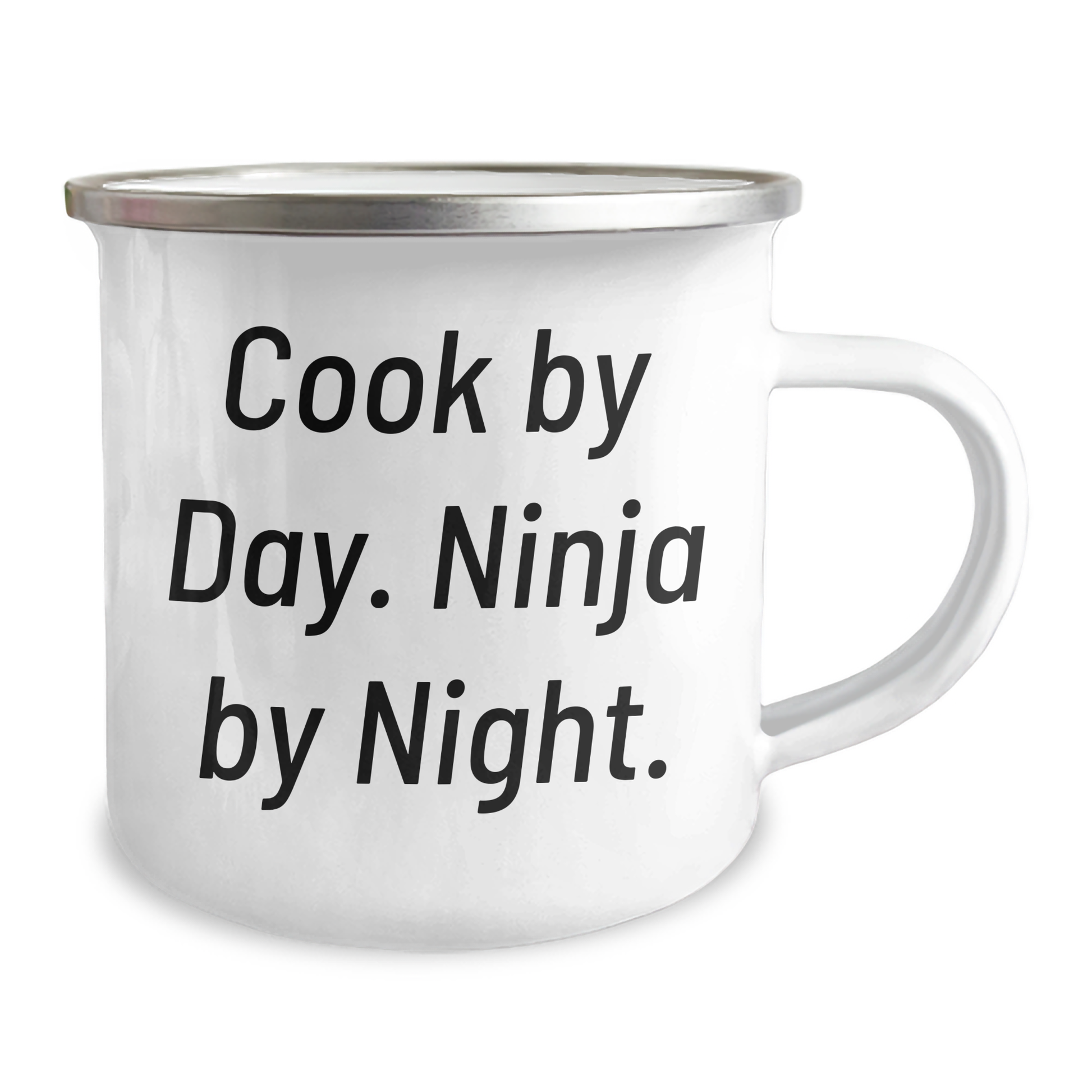 Cook By Day, Ninja By Night - Funny Camping Mug for Cook Enthusiasts, Gifts from Men to Cook, Mother's Day Unique Gifts - Image 2