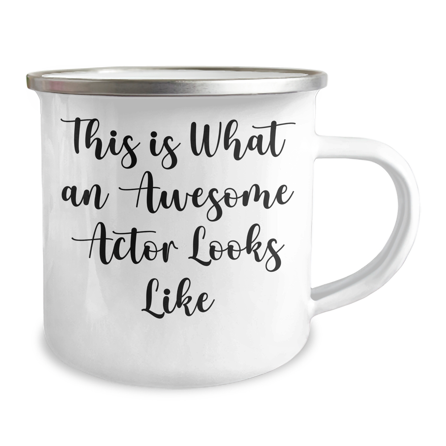 Funny Actor Gifts from Men to Awesome Actors This Is What An Awesome Actor Looks Like Camping Mug for Father's Day - Image 2