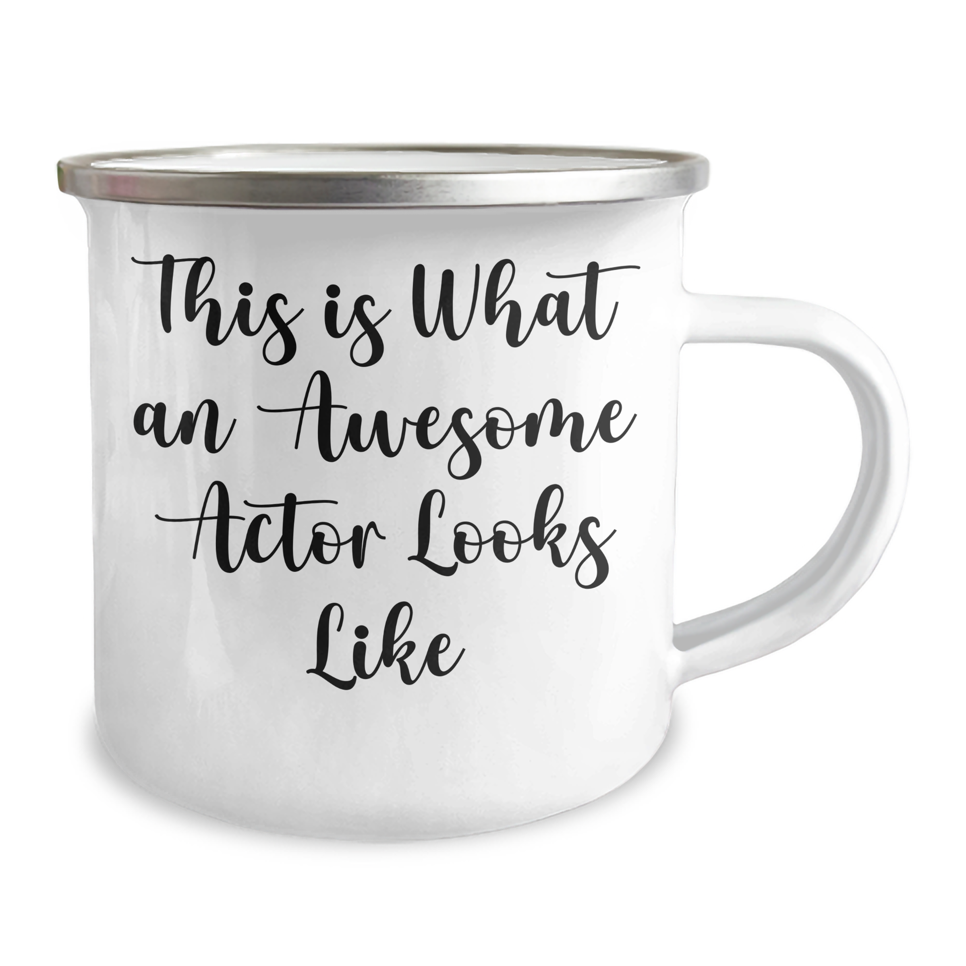 Funny Actor Gifts from Men to Awesome Actors This Is What An Awesome Actor Looks Like Camping Mug for Father's Day - Image 2