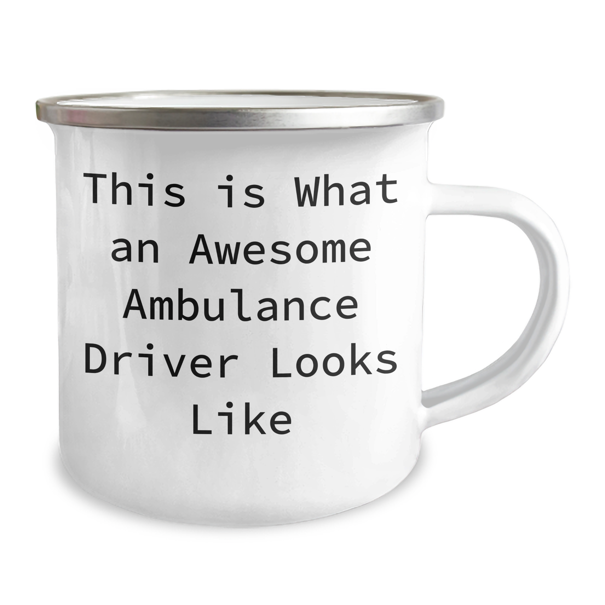 Funny Ambulance Driver Gifts from Men to Ambulance Driver for Father's Day Unique Camping Mug, This Is What An Awesome Ambulance Driver Looks Like, Ambulance Driver Quotes - Image 2