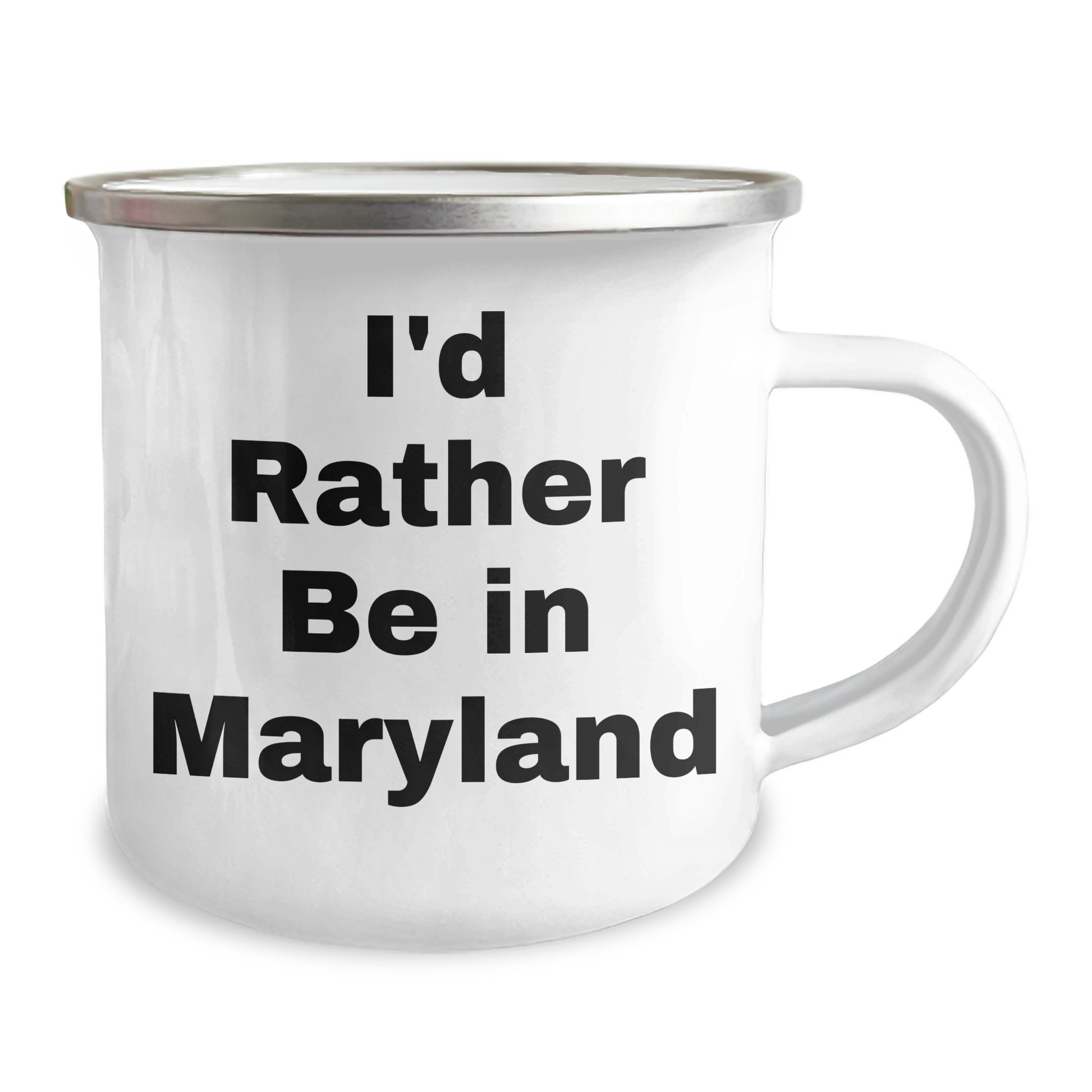Maryland Enthusiasts' Gift, Funny Camping Mug for Dad's Special Day - 'I'd Rather Be In Maryland' - Gifts from Men to Family - Perfect for Father's Day - Image 2