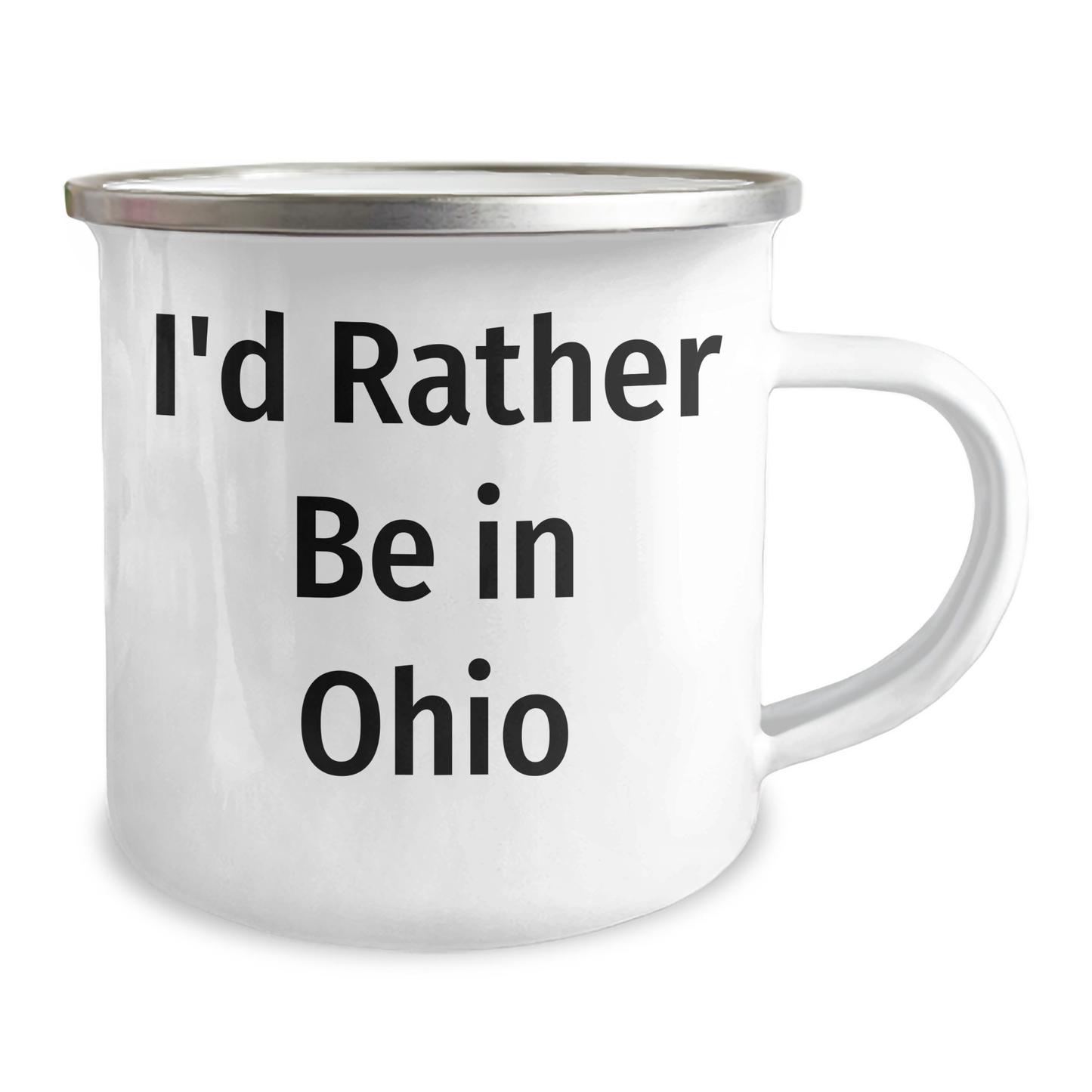 Funny Ohio Gifts - I'd Rather Be In Ohio Camping Mug for Father's Day, Ohio Lovers, Men, or Friends - Gifts from Ohio, Perfect for Hiking, Camping, or Outdoor Adventures - Image 2