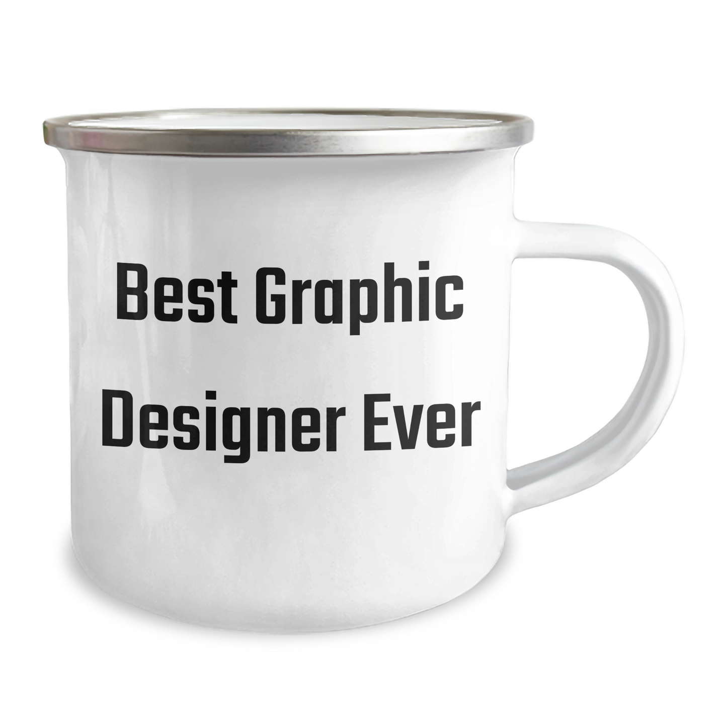 Funny Graphic Designer Gifts from Friends - Best Graphic Designer Ever Camping Mug for Graduation Unique Gifts - Image 2