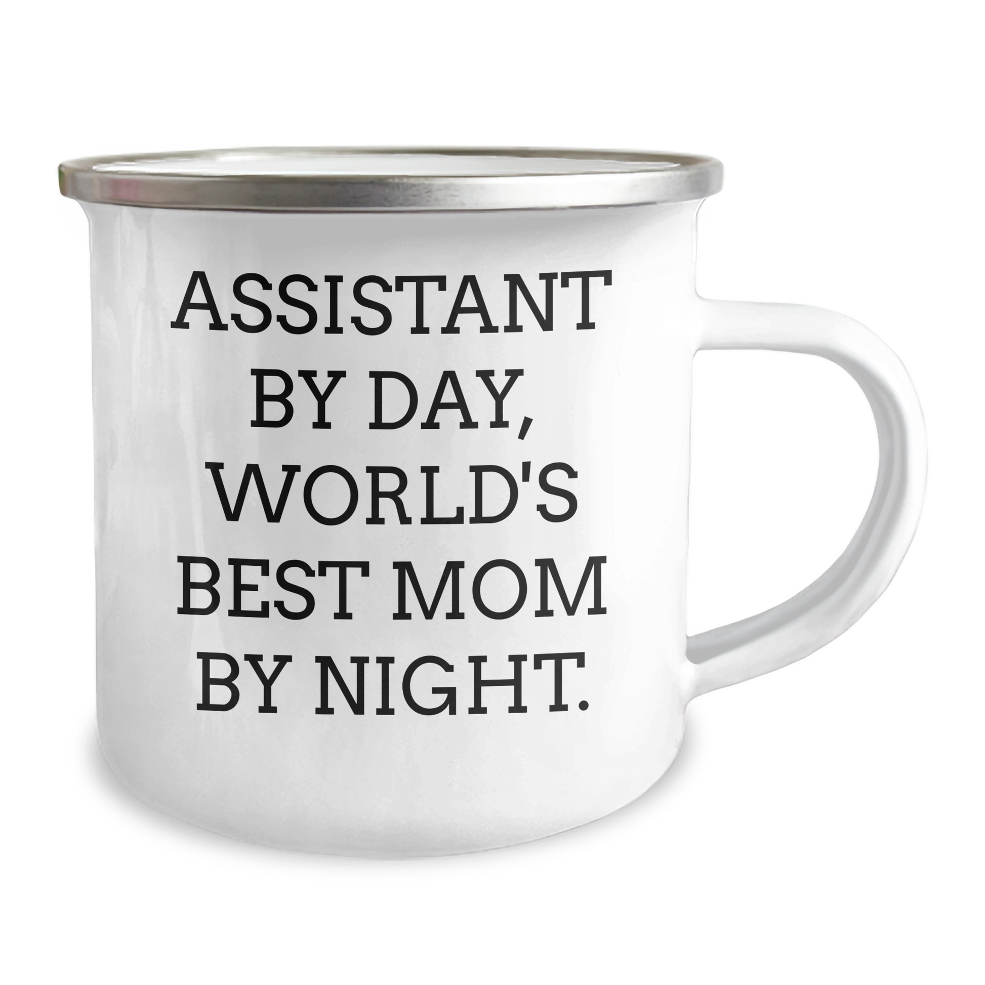 Assistive Graduation Gifts from Women to Assistants, World's Best Mom Camping Mug, Funny Quote - Image 2