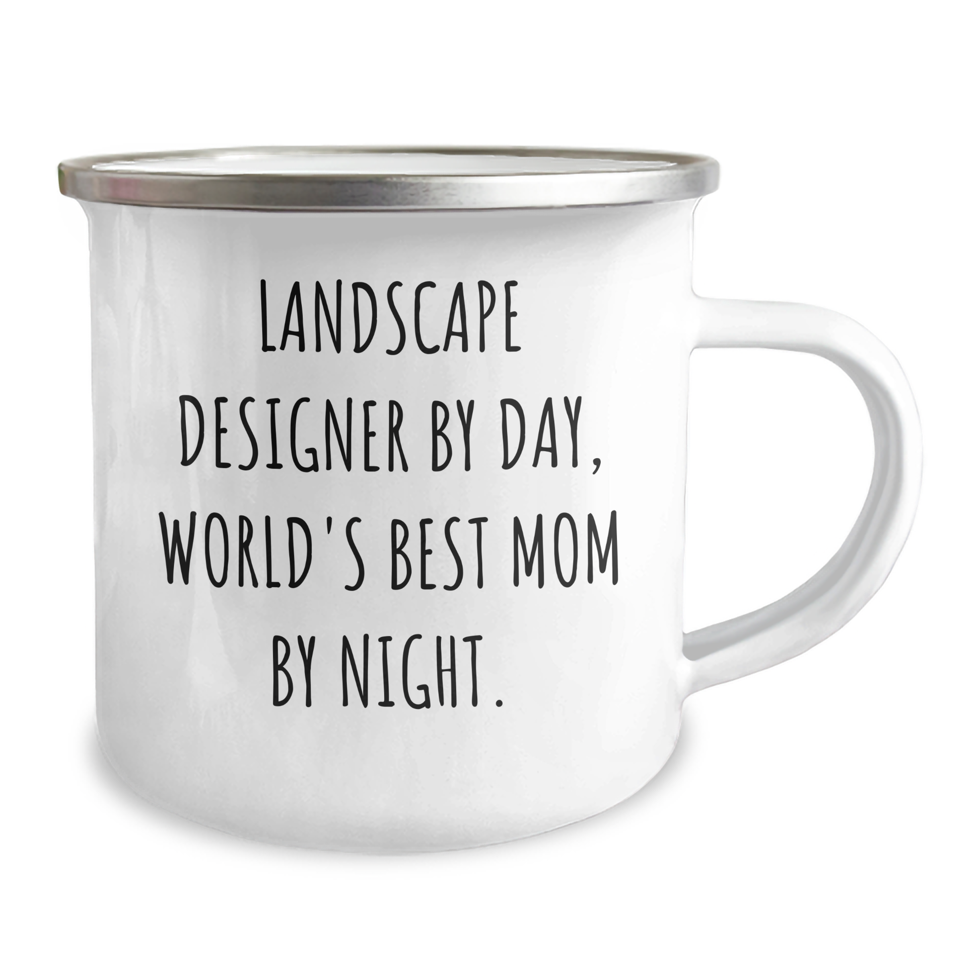 Landscape Designer Gifts, Funny Quote Camping Mug, Gifts from Men for World's Best Mom By Night, Father's Day Unique Gifts for Landscape Designer - Image 2
