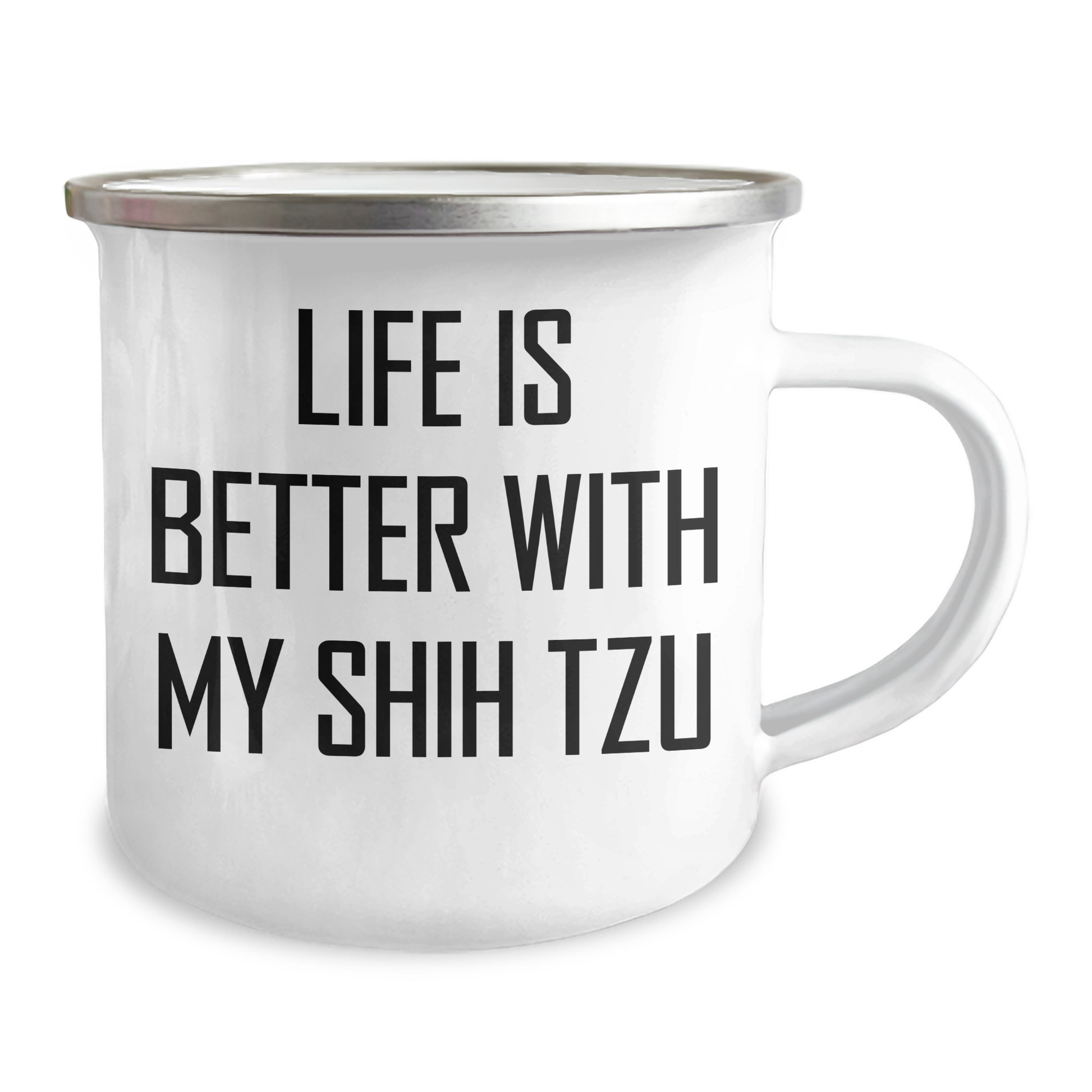 Shih Tzu Dog Lovers Funny Camping Mugs, Gifts from Friends and Family, Life Is Better With My Shih Tzu, Unique Father's Day Unique Gifts for Shih Tzu Dog Enthusiasts - Image 2