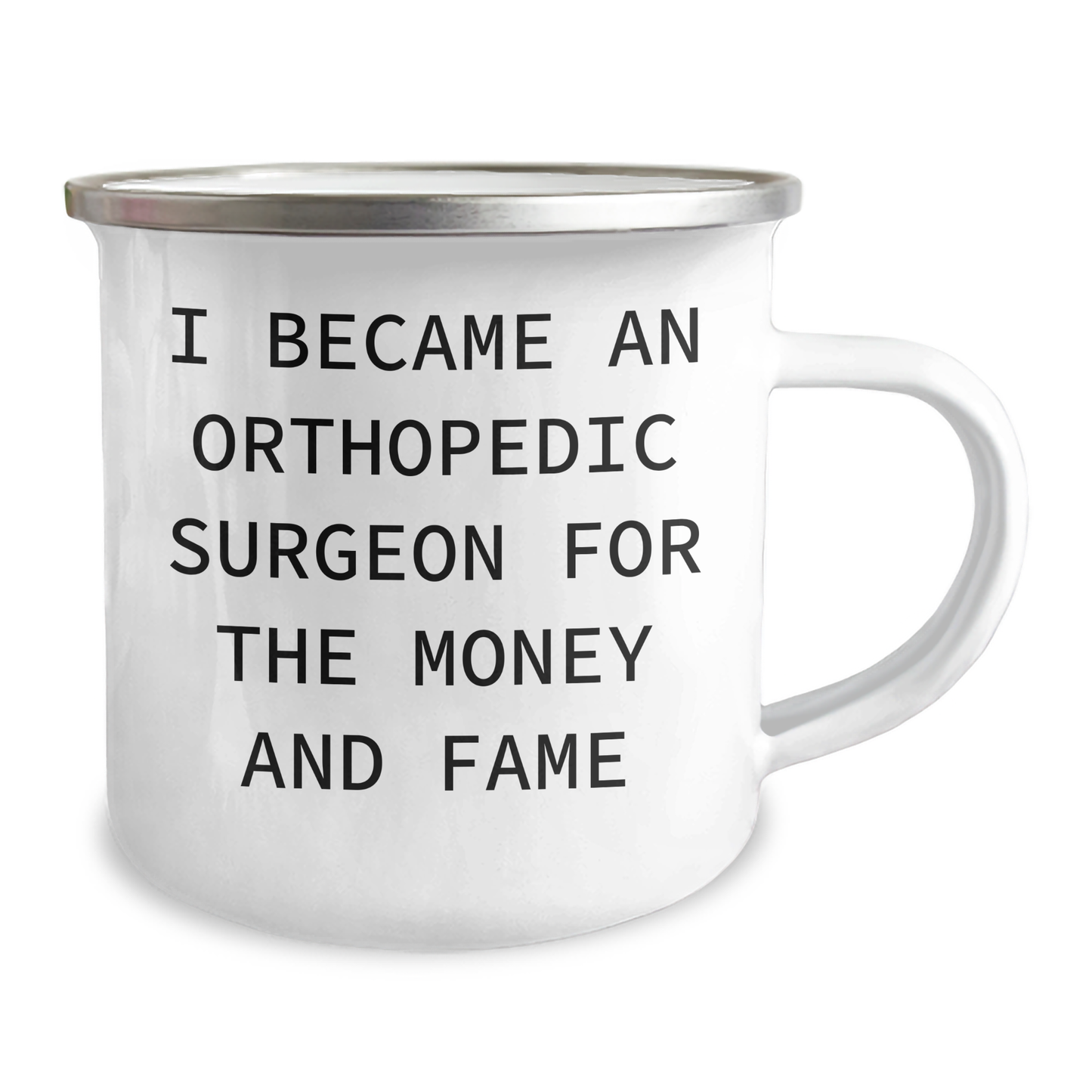 Orthopedic Surgeon Funny Quote Camping Mug Gifts from Family to Orthopedic Surgeon on Mother's Day - Image 2