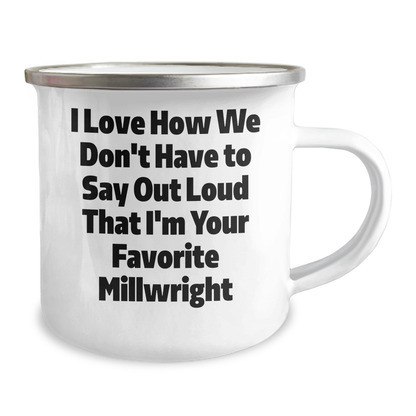 Funny Millwright Gifts from Men to Favorite Millwrights, Camping Mug for Millwright Graduation Unique Gifts - Image 2