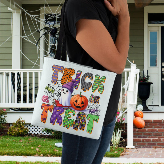 Trick or Treat Halloween Tote Bag for Kids - Mallard Moon Gift Shop