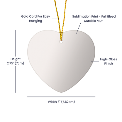 Do Not Make Me Use My Band Director Voice Funny Music Teacher Ornament – Heart-Shaped Holiday Gift for Band Directors and Music Lovers