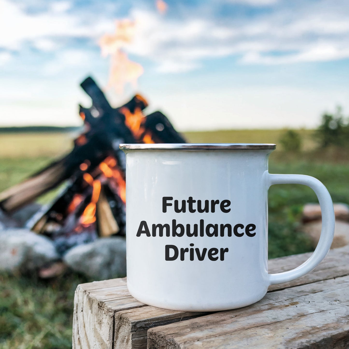 Ambulance Driver Gifts Funny Quote Camping Mug for Mother's Day - Gifts from Men to Ambulance Driver - Mallard Moon Gift Shop