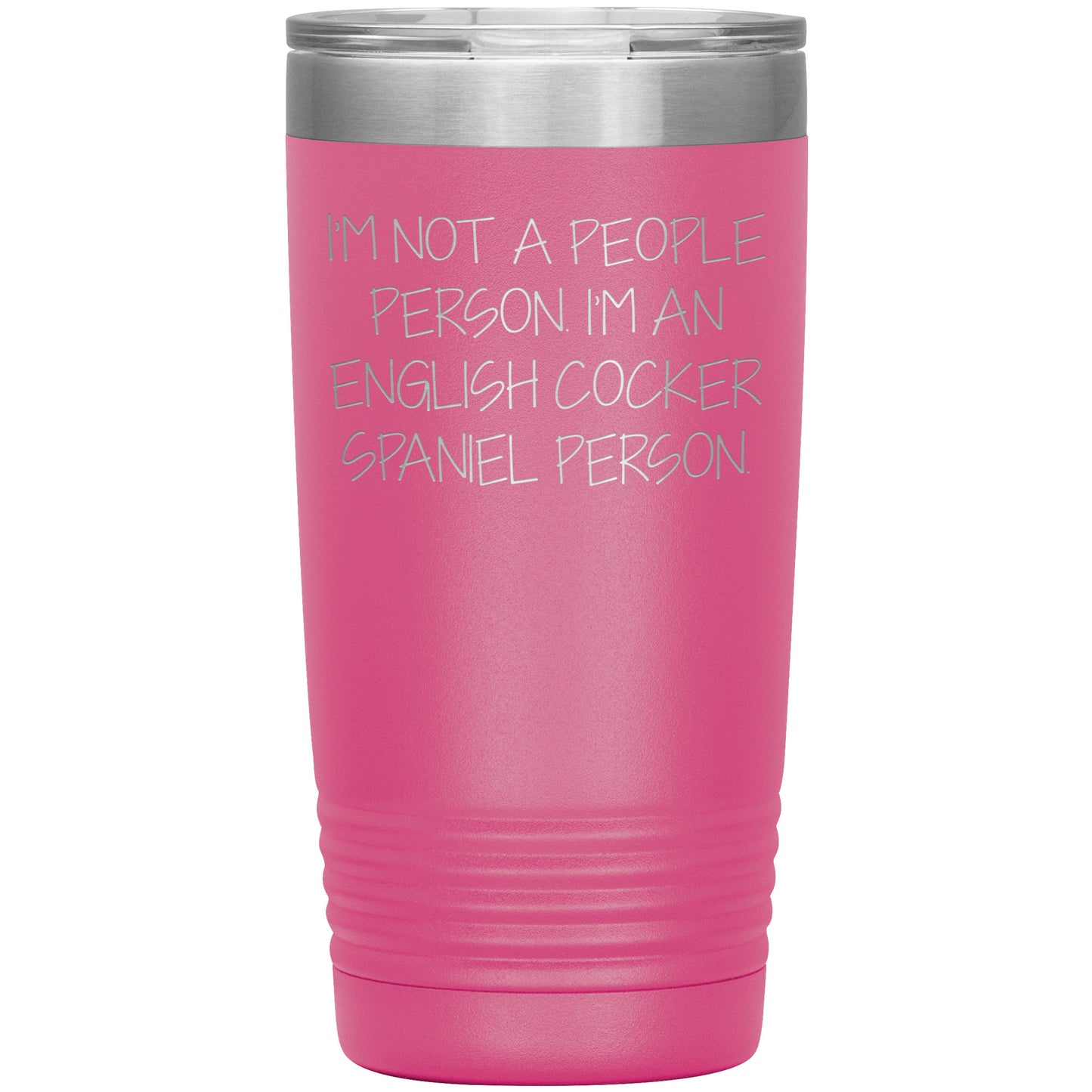 English Cocker Spaniel Dog Tumbler, Funny Quote, Gifts from Friends, for English Cocker Spaniel Dog Lovers, Christmas Unique Gifts - Mallard Moon Gift Shop