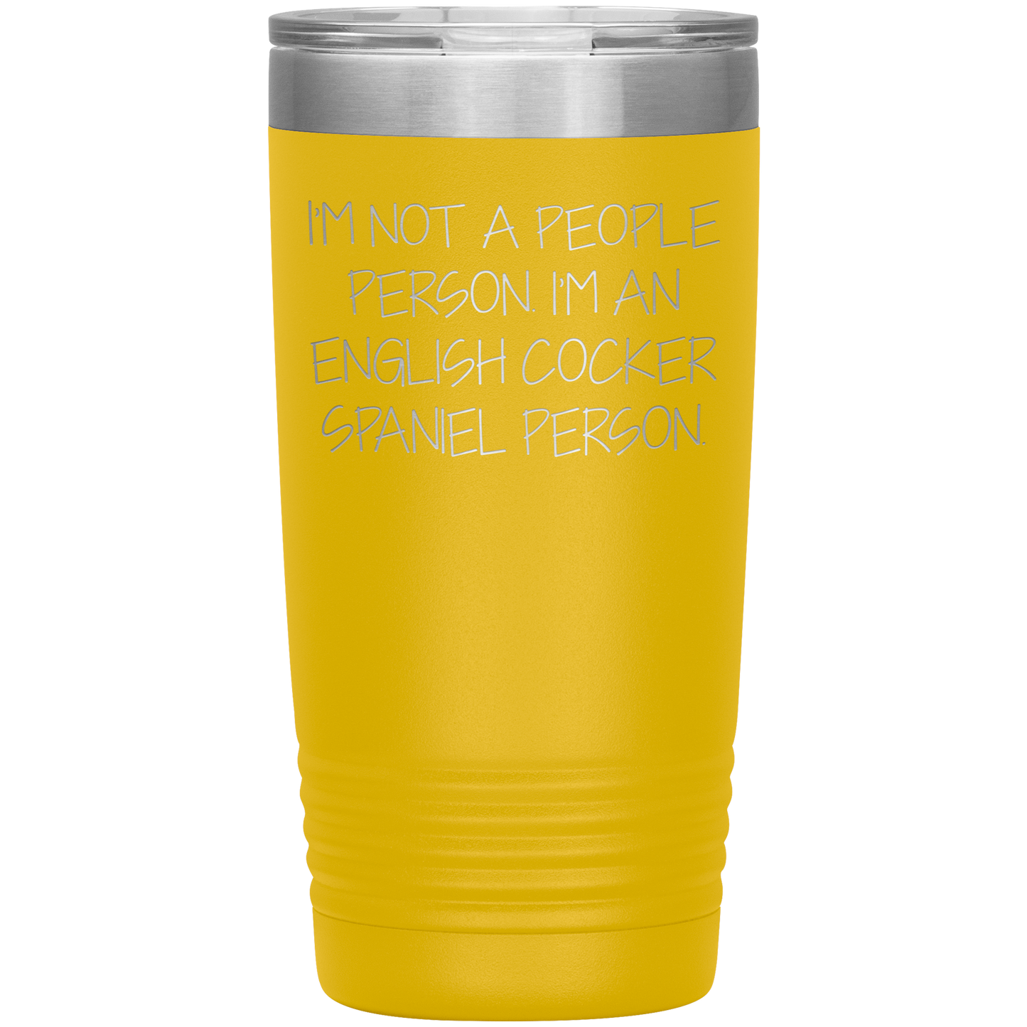 English Cocker Spaniel Dog Tumbler, Funny Quote, Gifts from Friends, for English Cocker Spaniel Dog Lovers, Christmas Unique Gifts - Mallard Moon Gift Shop